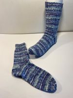 Handgestrickte Socken, Gr. 37/38. 🤎