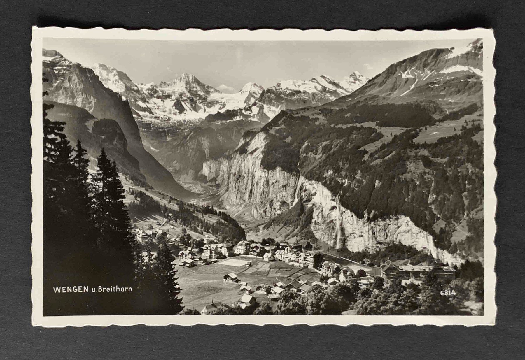 Cartes postales: AK Wengen u Breithorn – D'occasion à Goldau par artelier1