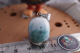 Larimar   Blau  Top     Anhänger  Räumung