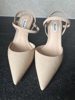 Sling-Pumps beige Schlangenoptik