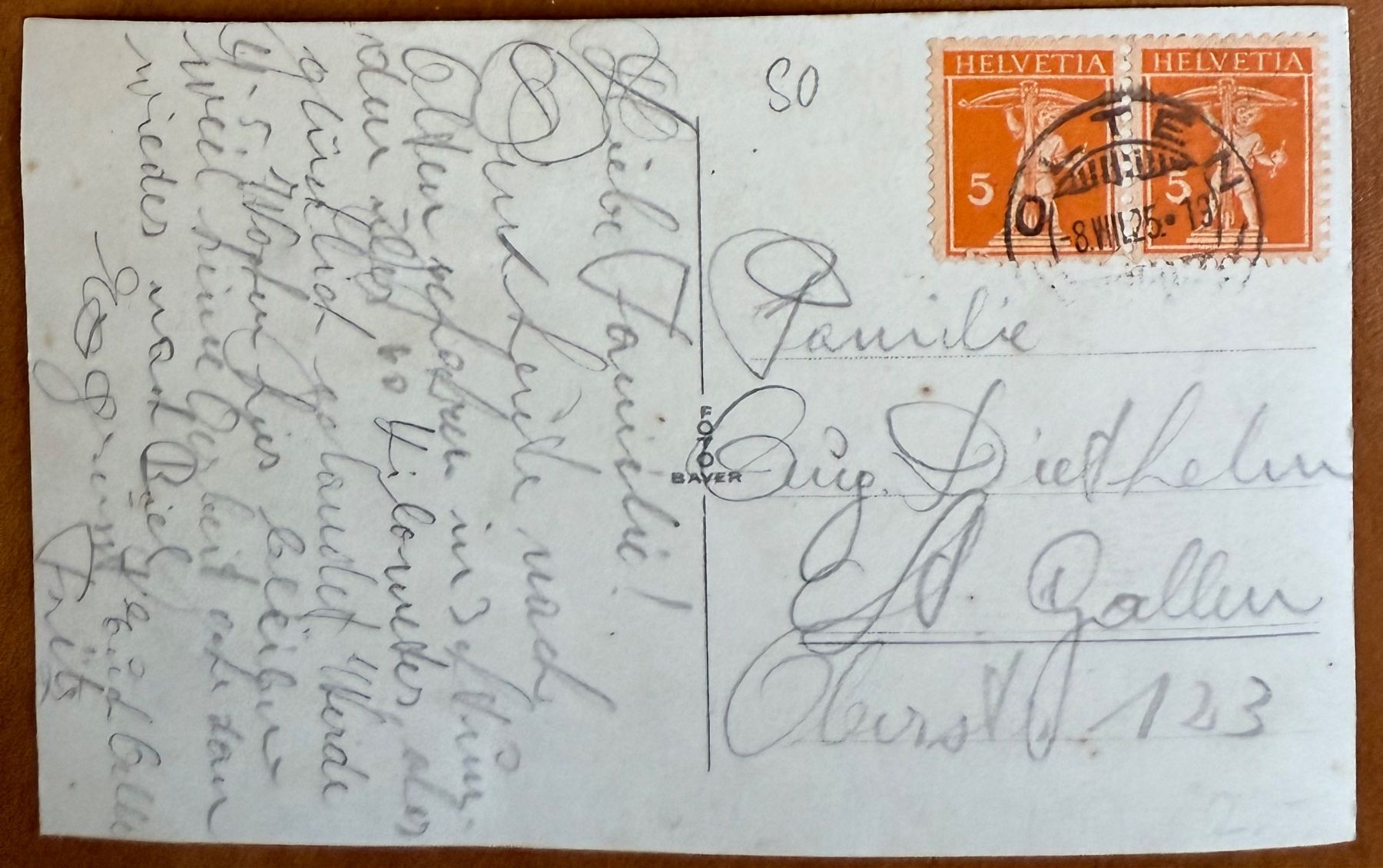 Cartoline postali: Olten - Vue générale 1925 – Usato da Lutry venduto da Ediego 1