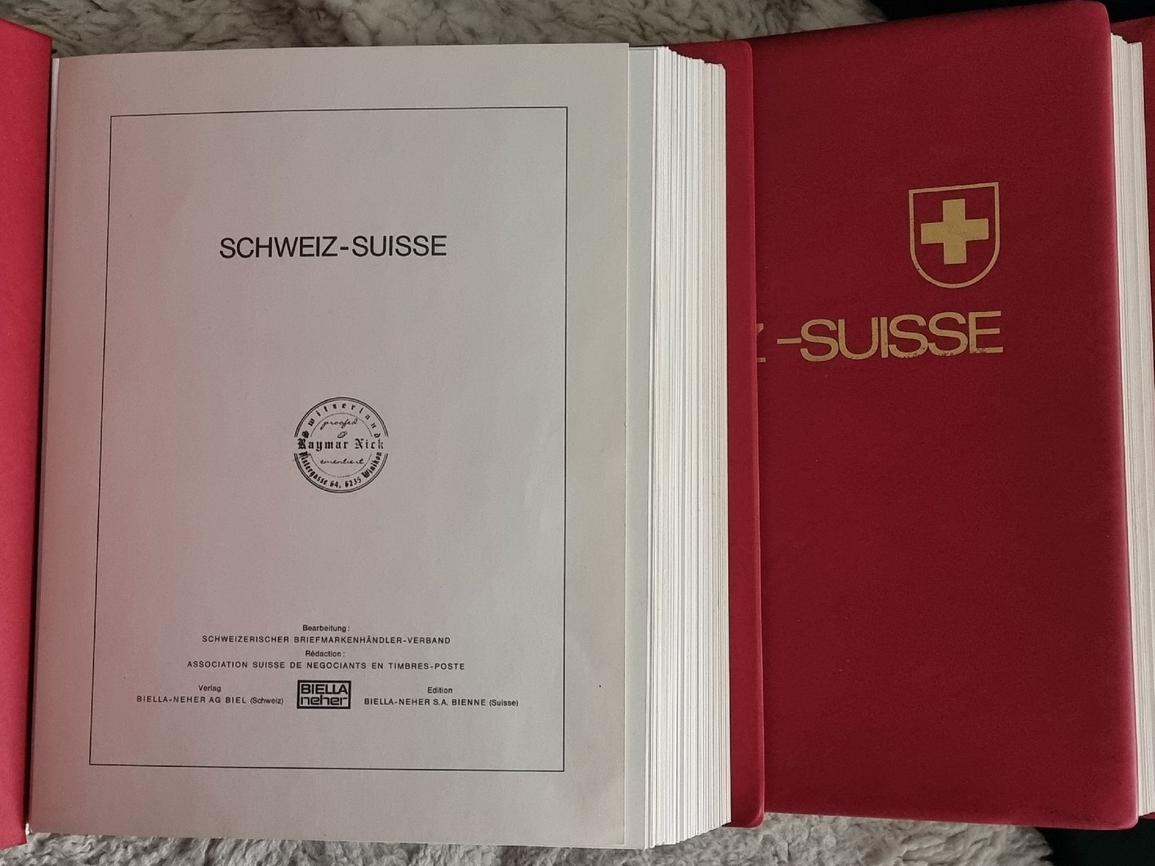Biella Albums: Briefmarken Sammlung Schweiz – D'occasion à Winikon par raynick 1