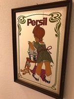 Specchio vintage Persil / Vintage Spiegel Persil