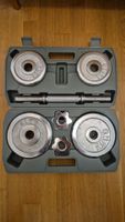 Hantelset 4 × 2,5 kg und 4 × 1,25 kg Scheiben mit Koffer