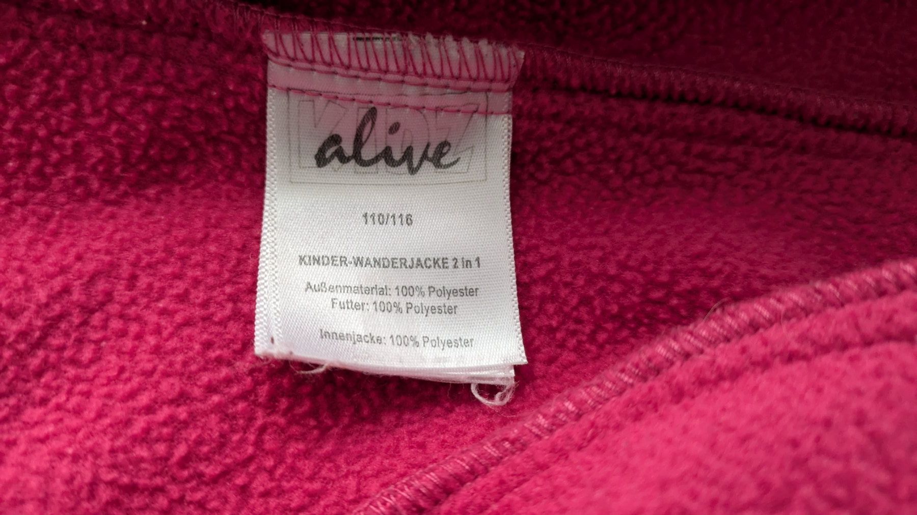 Giacche & Cappotti: Kinder Wander Jacke 2 in 1 - 110/116 – Usato da Staufen venduto da Fleby84 4