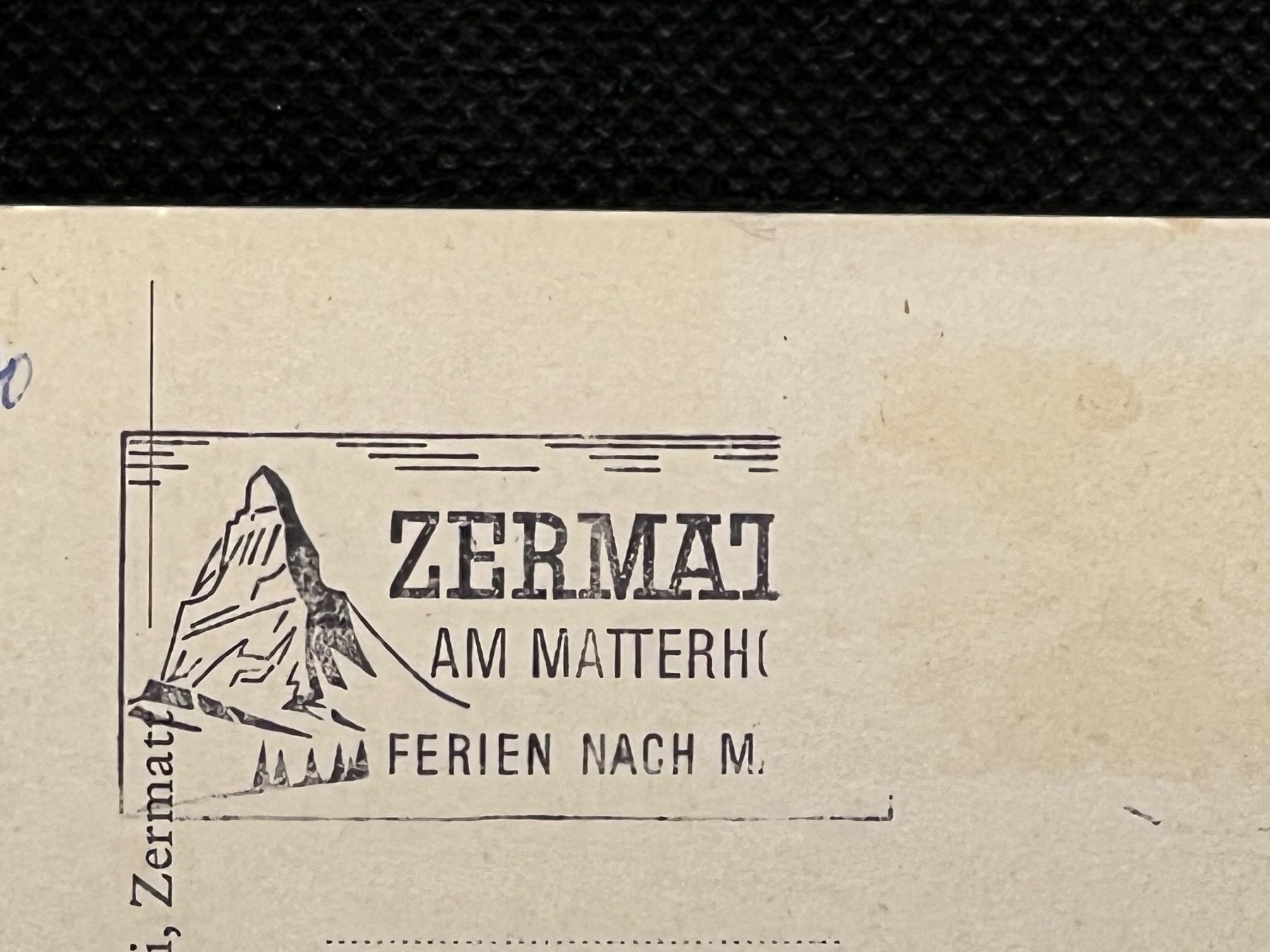 Cartoline postali: Zermatt mit Matterhorn – Usato da Widnau venduto da Brusi9 1