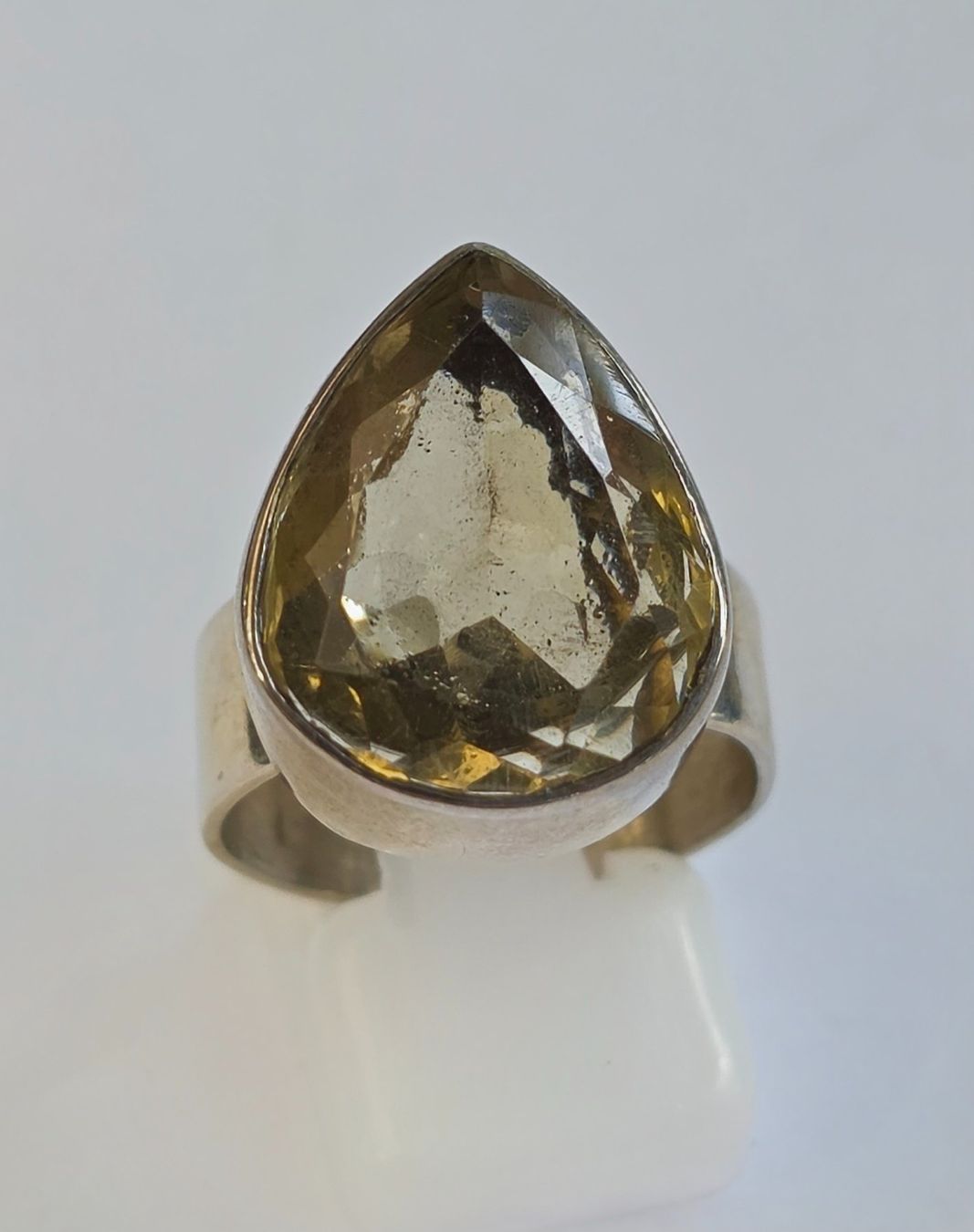 Ringe: Ring Silber Tropfen Rauchquarz – Neu (gemäss Beschreibung) aus Zürich von ben_mn5h