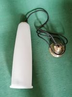 Vintage Lampe, Hängelampe, Glas, Lampenschirm, Top Zustand!