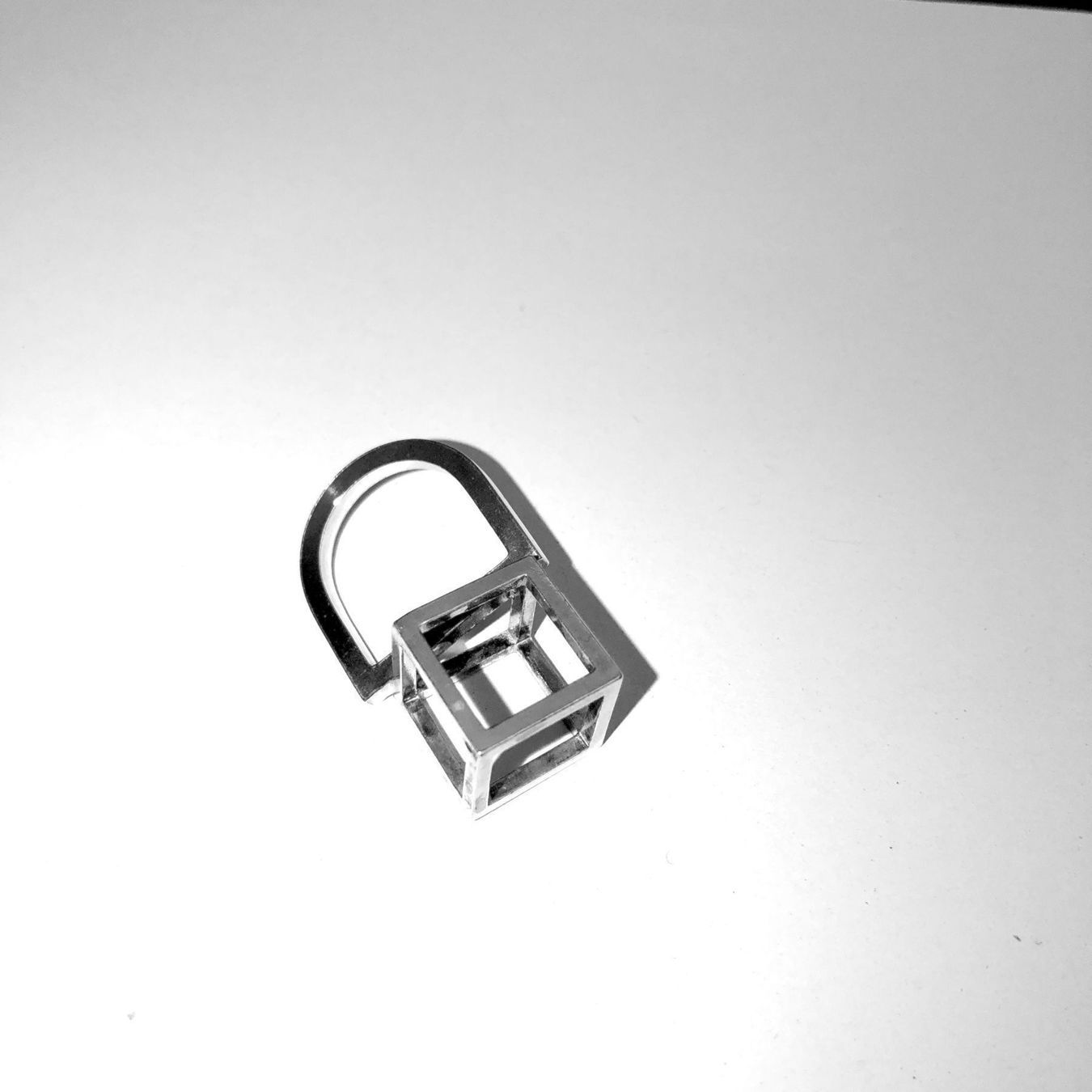 Ringe: Puristischer Designer Ring / Anhänger Gr. 53 – Neu (gemäss Beschreibung) aus Binningen von criss-cross 1