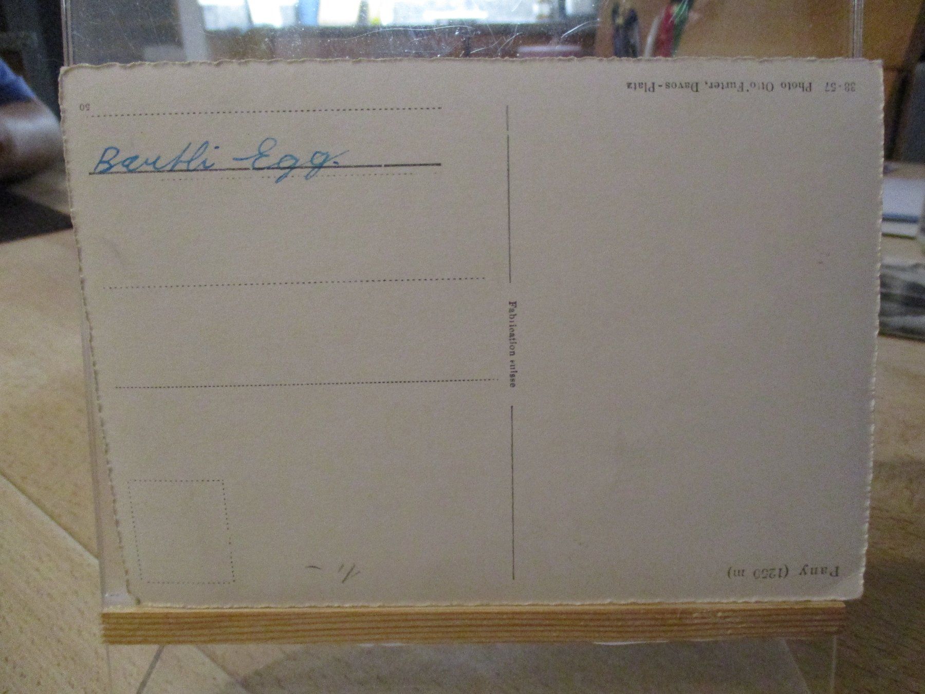 Ansichtskarten: Pany Prättigau Postkarte   2 – Gebraucht aus Felsberg von sanwill 1
