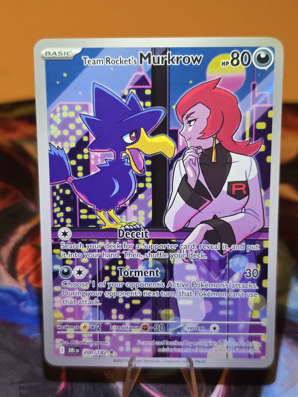 Pokémon Carte collezionabili: Team Rockets Murkrow (DRI 200) – Usato da Lenzburg venduto da AkuyakuTCG