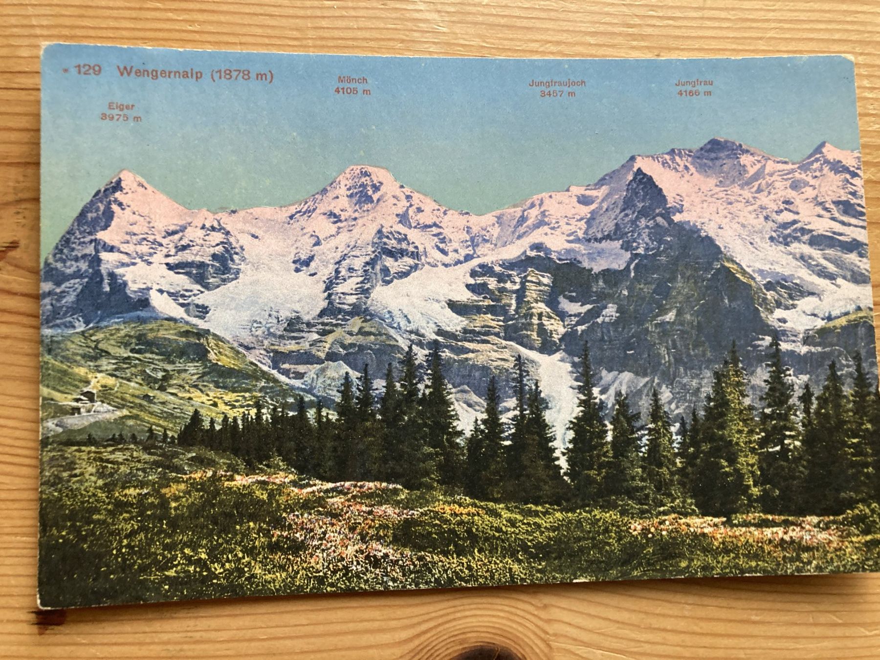 Ansichtskarten: Wengernalp - Eiger - Mönch - Jungfrau - AK – Neu (gemäss Beschreibung) aus Oberuzwil von Henri09