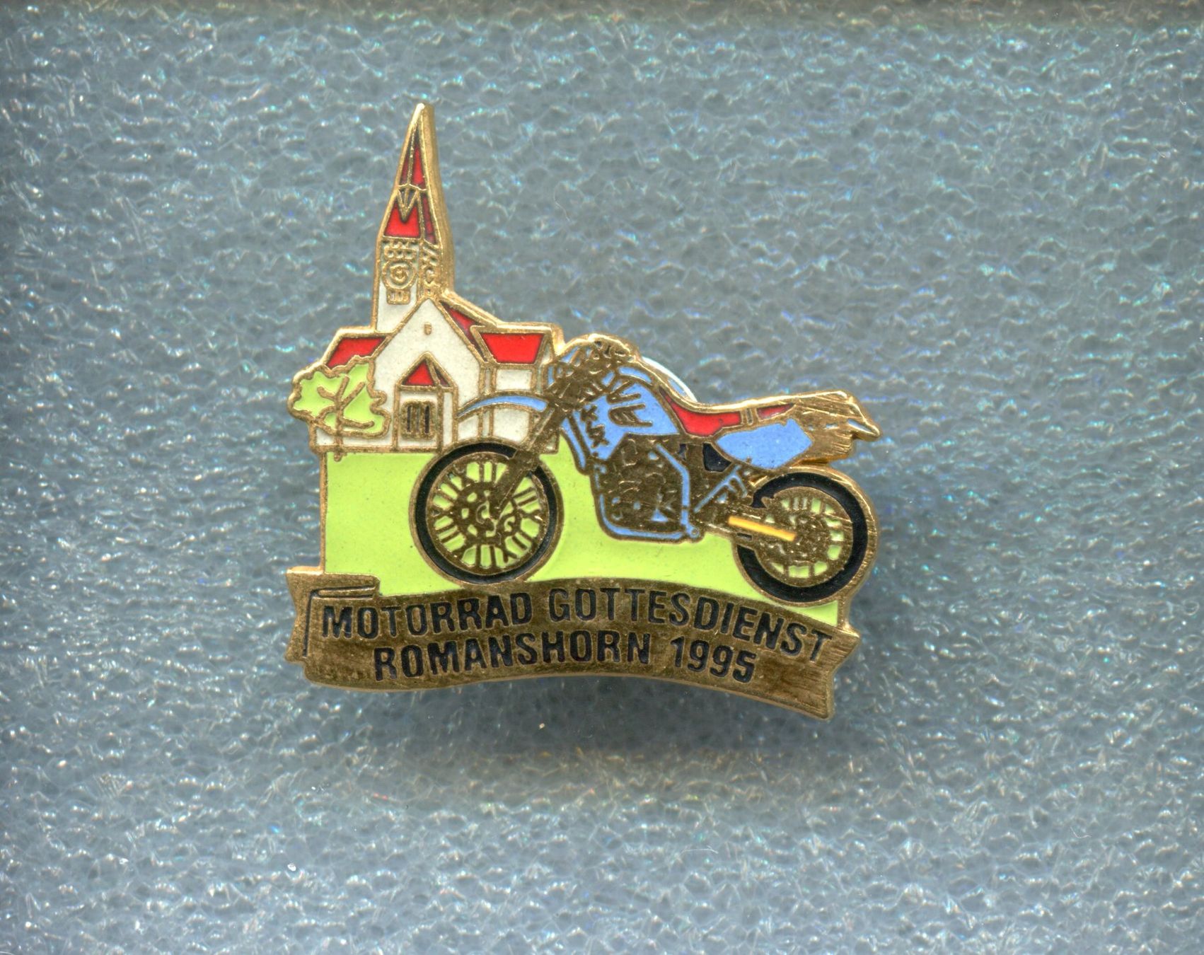 Plaketten & Abzeichen: Motorrad Gottesdienst Romanshorn 1995 – Gebraucht aus Winterthur von Sammleroase