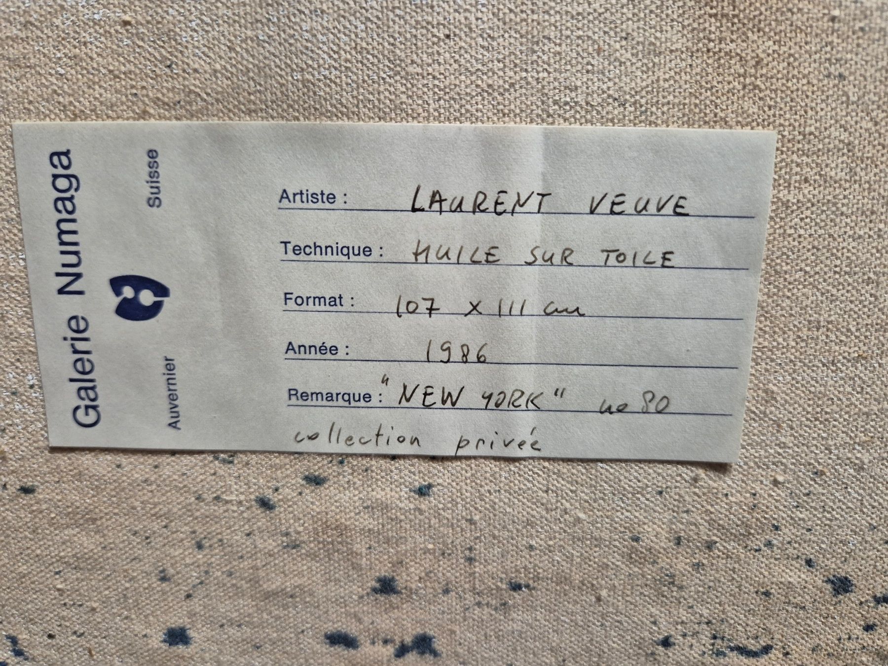 Dipinti: New York de Laurent Veuve – Usato da baulmes venduto da jehanq 1