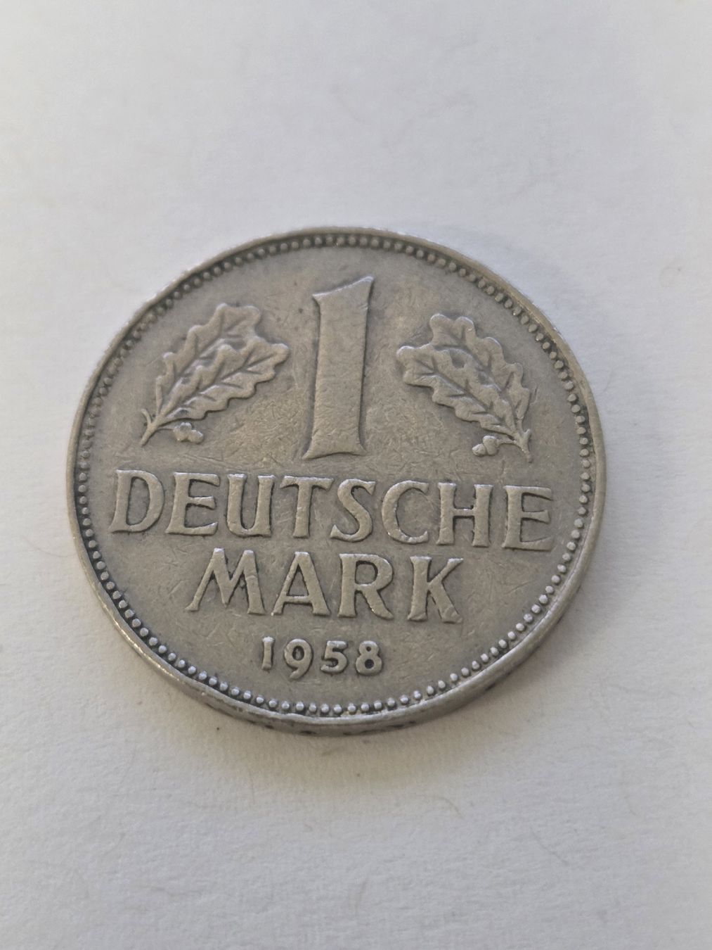 1 Mark Münze 1958 Deutschland geld (Gebraucht) in Rupperswil für CHF 9 ...