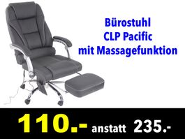 🔴  Bürostuhl CLP Pacific mit Massagefunktion /375B