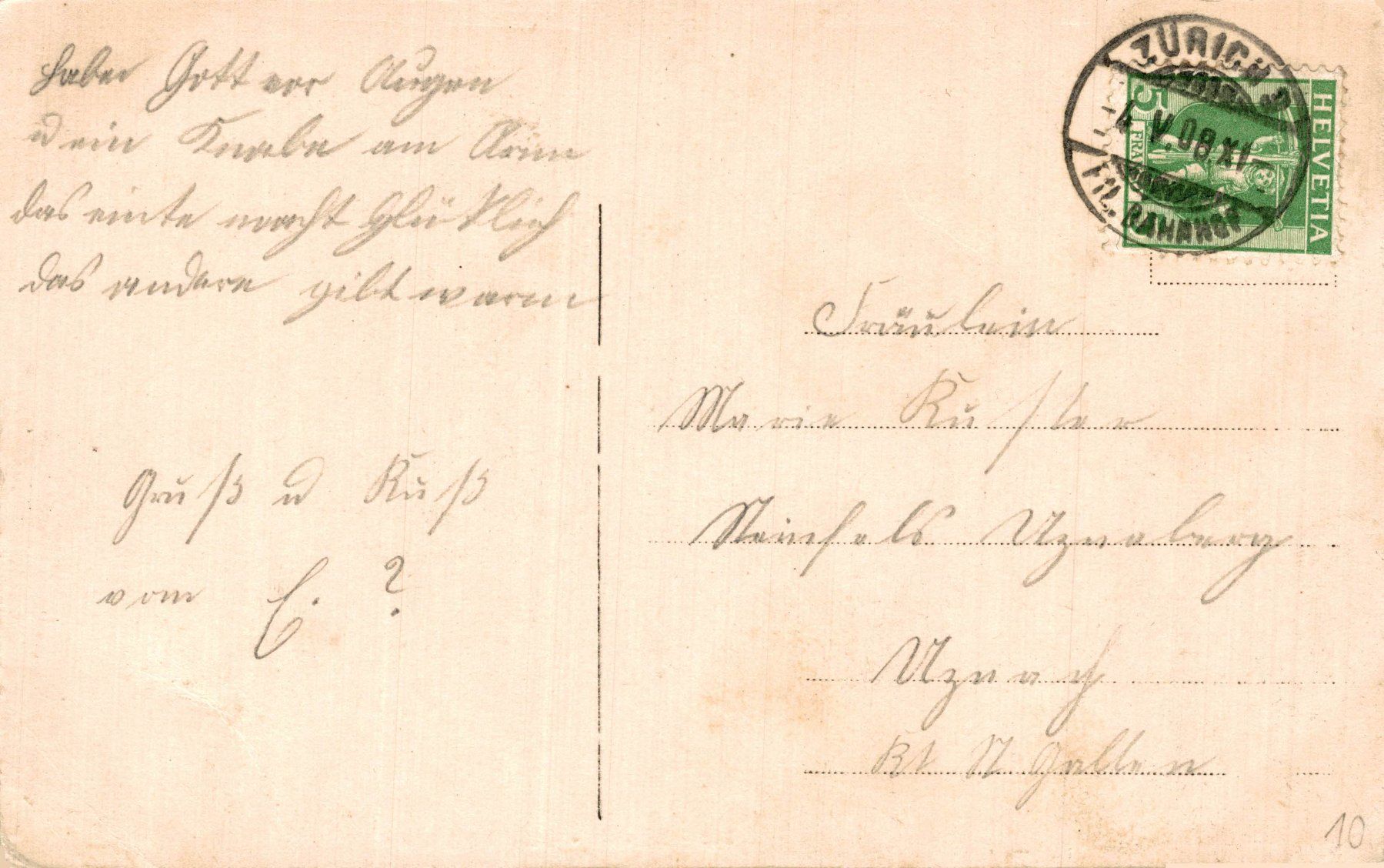 Cartoline postali: Zürich. Bahnhofplatz mit Trams – Usato da Bronschhofen venduto da Astore 1