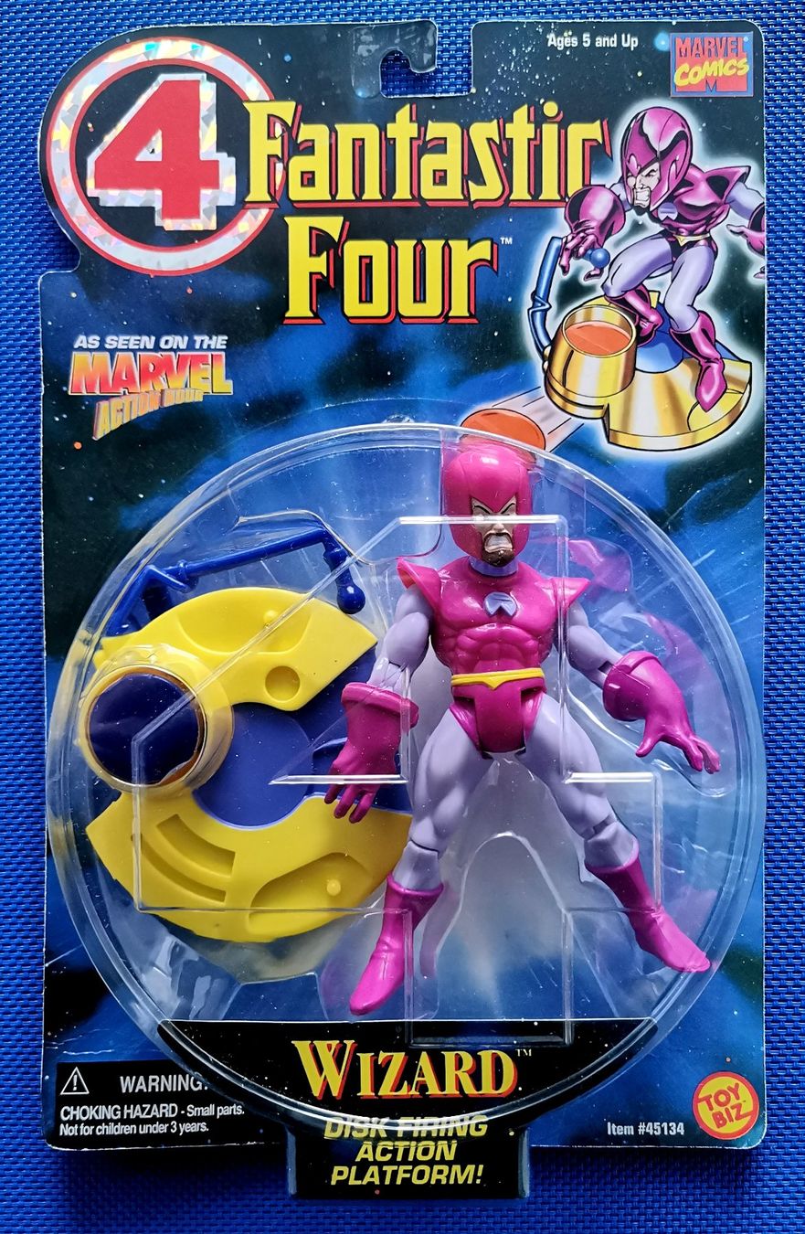 Marvel Figuren: Wizard 1996 Action Figur Fantastic 4 Vintage Marvel Comics – Neu und originalverpackt aus Rorschach von Actionvintage789