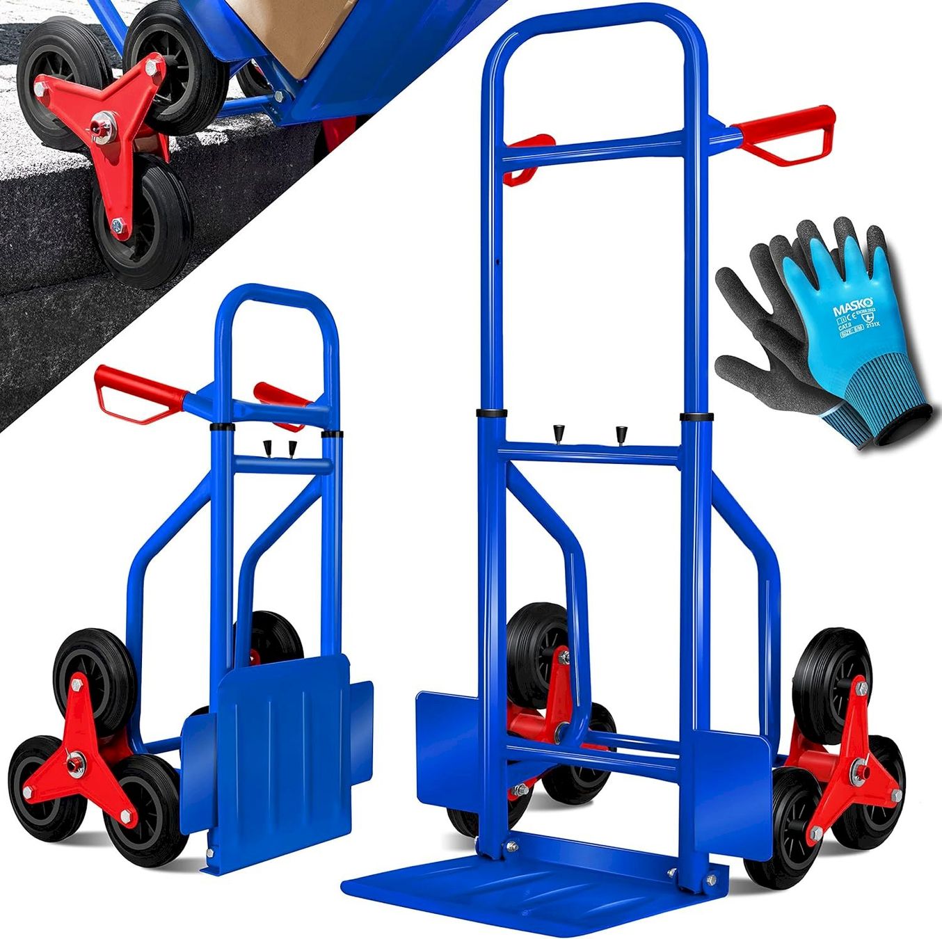 Altro per stoccaggio & trasporto: MASKO Sackkarre 200 kg Blau – Nuovo e nell'imballaggio originale da Bottighofen venduto da zaap