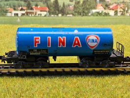 Minitrix Electric 3264 __ FINA Kesselwagen __ metall vintage
