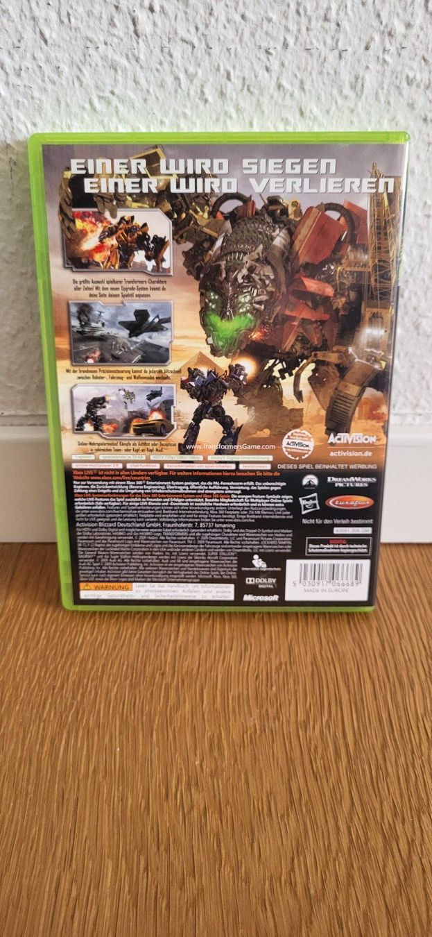 Microsoft Giochi: Xbox 360 - Transformers Die Rache – Usato da Münsingen venduto da DigitaleSpielecke 1