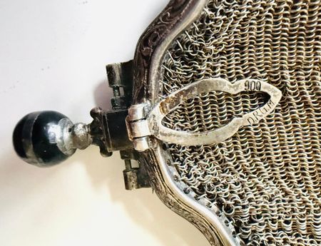 Silber 900 antike Ketten Tasche