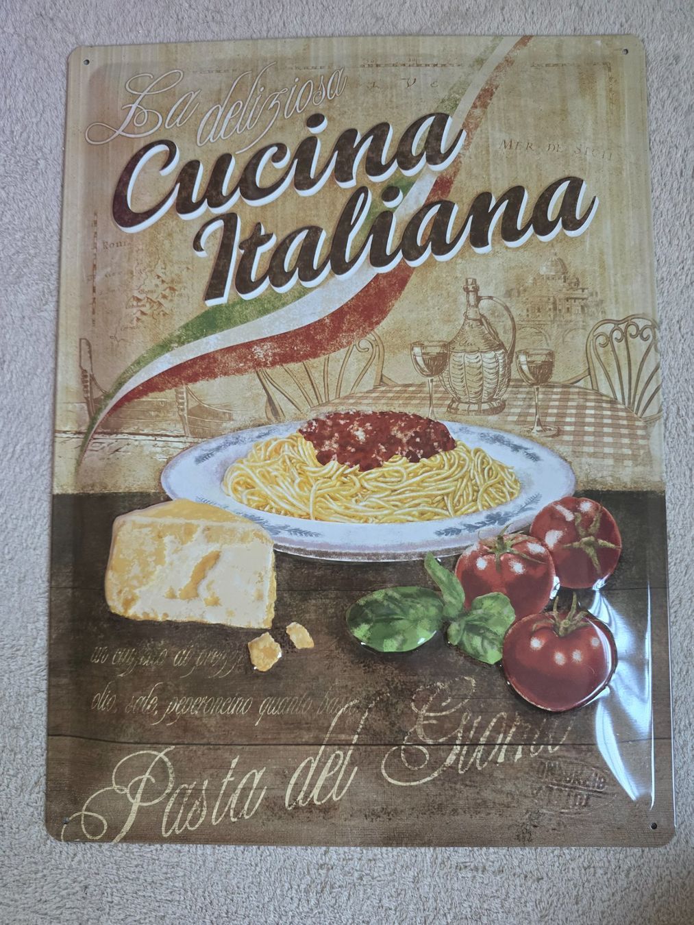 Ecriteaux: Spaghetti Blechschild Retro – D'occasion à Wattwil par Yoshi.97