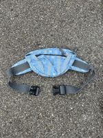 Bauchtasche Blau mit Blumenmuster 10/10