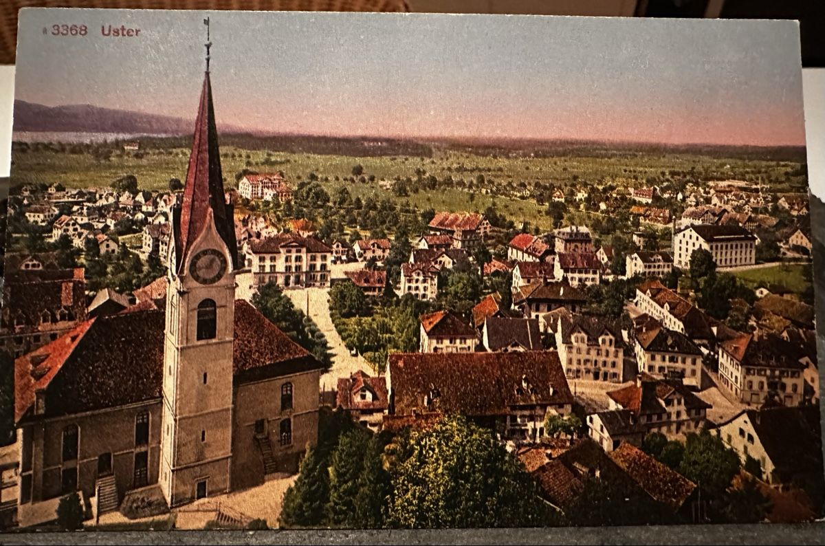 Ansichtskarten: Alte Ansichtskarte Uster – Gebraucht aus Rapperswil SG von Cecilia61