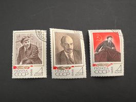 Russia 1968 Mi. 3484/6 Lenin Satz gest. (E1394)