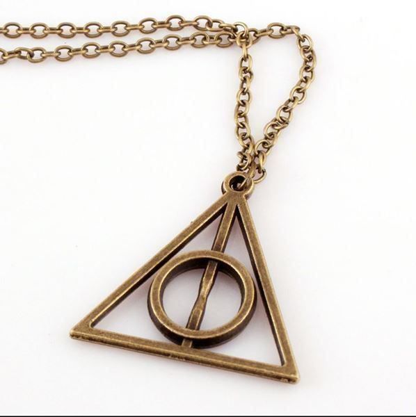 Catenine: Harry Potter Halskette Deathly Hallows Bronze – Nuovo e nell'imballaggio originale da St. Margarethen TG venduto da ursk10