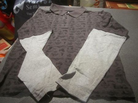 Pullover Grösse 140, braun/schwarzer Auf