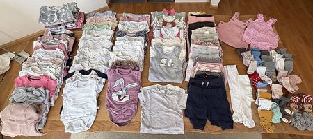 Babykleidung Mädchen Grösse 5062 (teilweise 68), Monat 0-3
