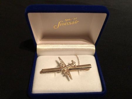 Swissair Spirit of Swissair Silver Tie clip OVP