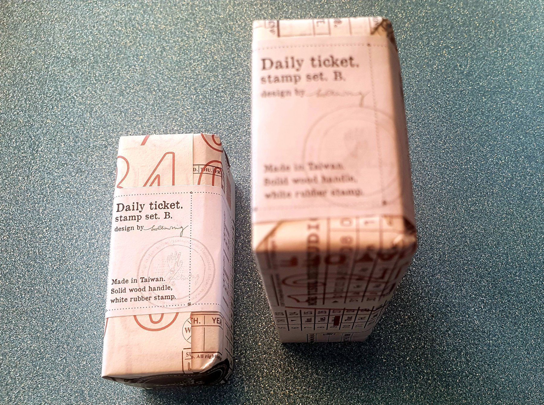 Stempel: 13-teiliges Stempelset "Daily Ticket set B" LCN DesignStudio – Neu und originalverpackt aus Zürich von brifo64 3