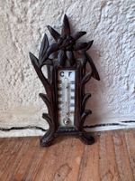 Brienzer Schnitzerei Standthermometer mit Edelweiss