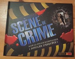 Livre/jeu enquête Scène de Crime ados