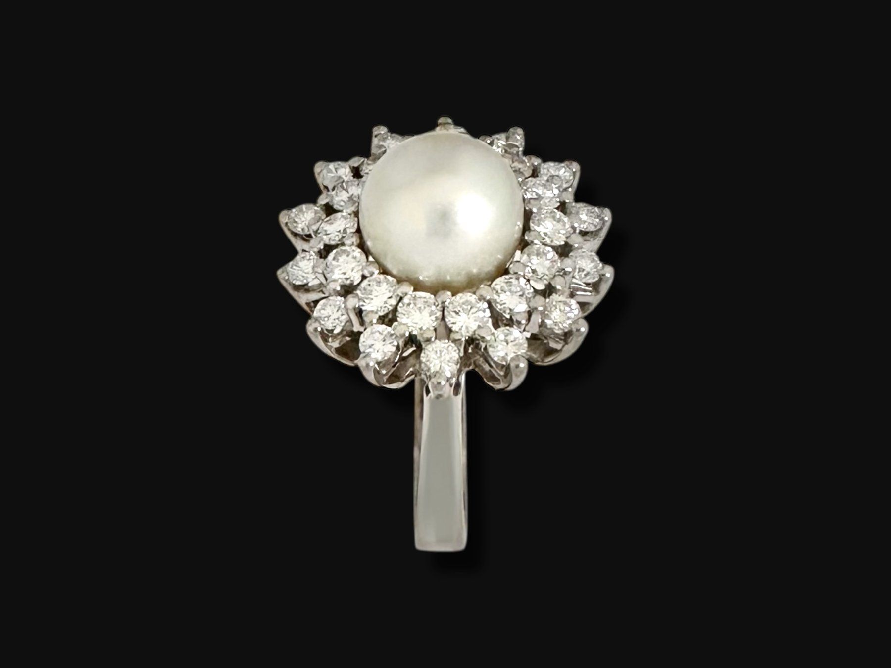 Bucherer Anelli: BUCHERER, Perlen - Diamant - Cocktailring – Usato da Zuzwil SG venduto da artimmo 5