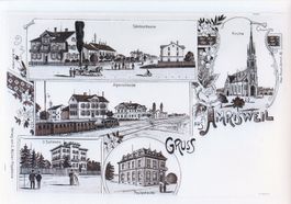 Gruss aus Amrisweil, Thurgau  - (Lithoansicht um 1900)