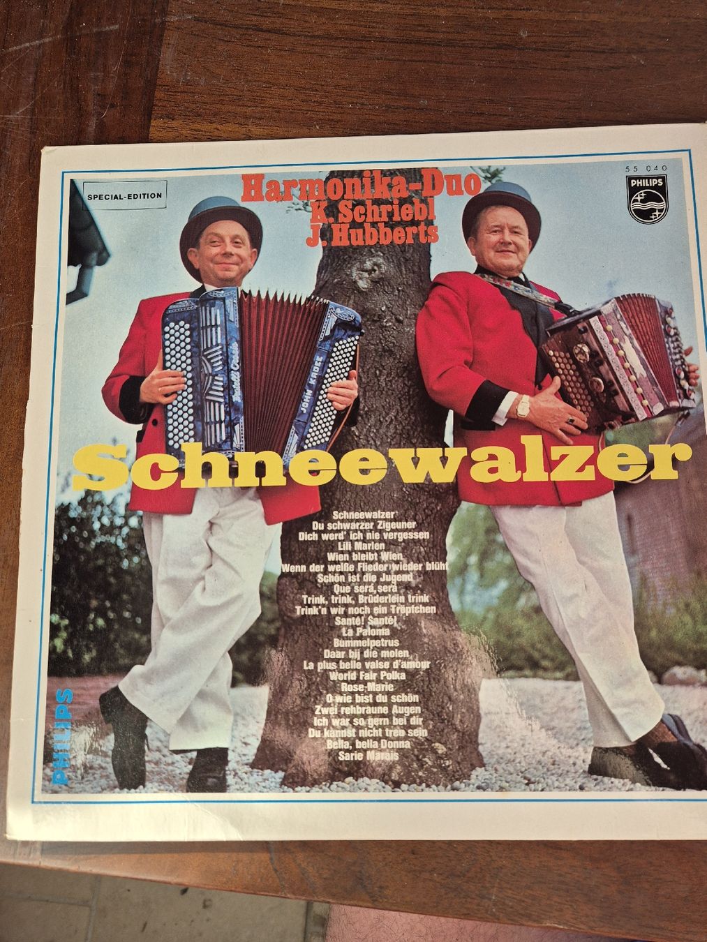 Dischi in vinile: Schallplatte Schneewalzer Harmonika Duo – Usato da Grandval venduto da JeroenK