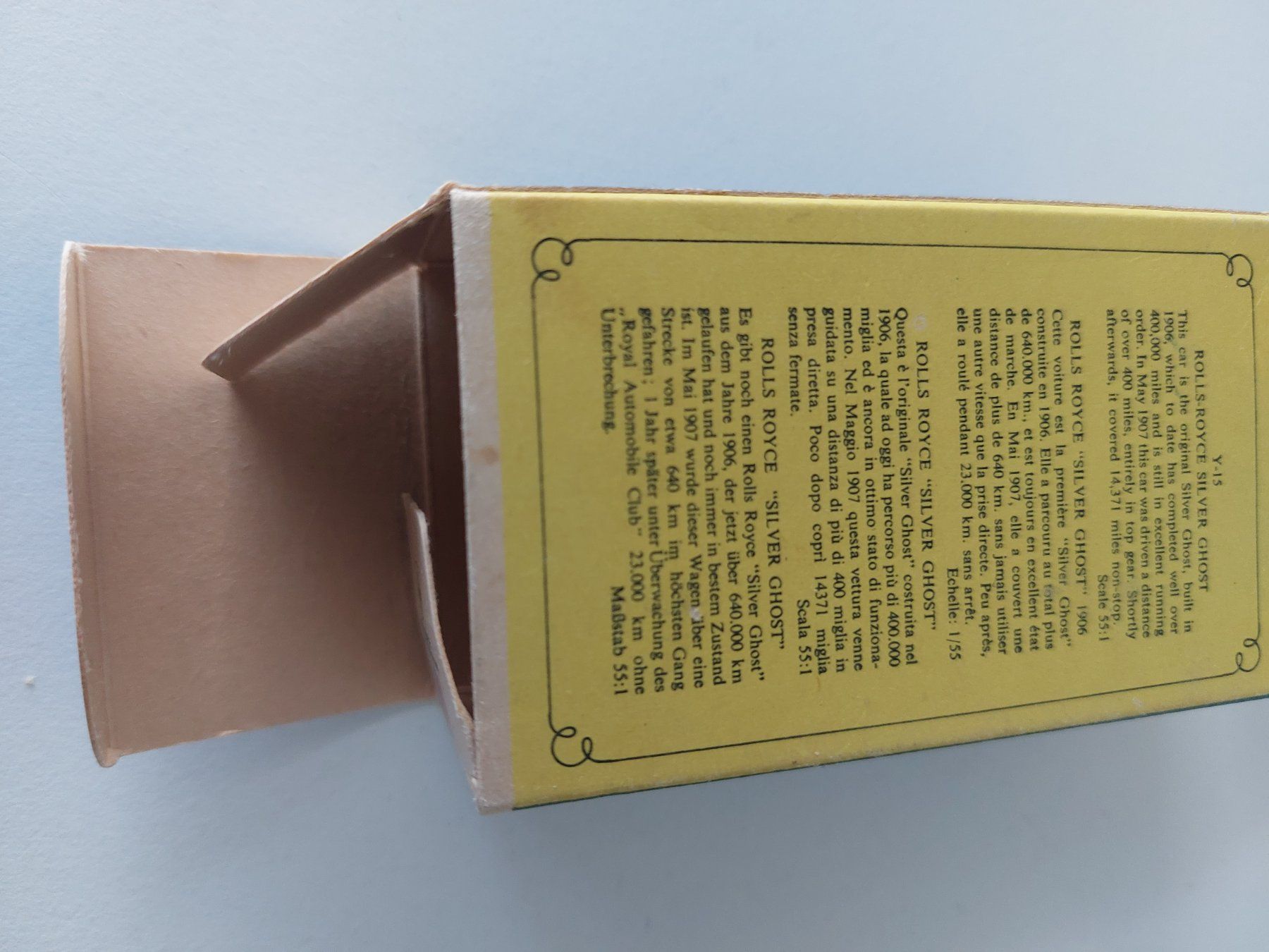 Matchbox Modellini d'auto: Matchbox Yesteryear Y-15 Rolls Royce Silver Ghost mit Box – Usato da Schenkon venduto da Elbarto007 7
