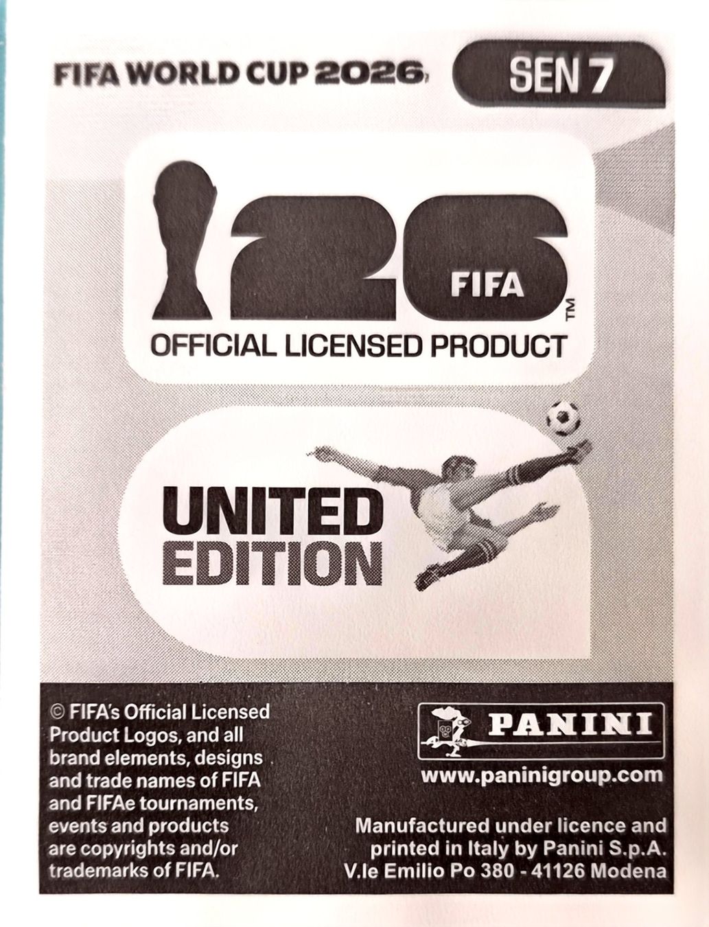 Panini Carte collezionabili: Carte FIFA World Cup 2026 SEN 7 – Usato da Clarens venduto da rim_g98y 1