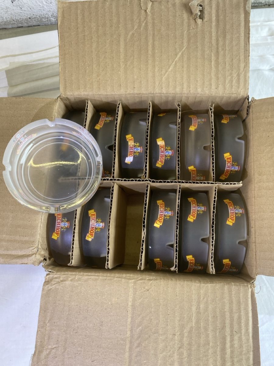 Eichhof Aschenbecher: Eichhof Aschenbecher 12 Stück – Neu und originalverpackt aus Adligenswil von Exnovo 1