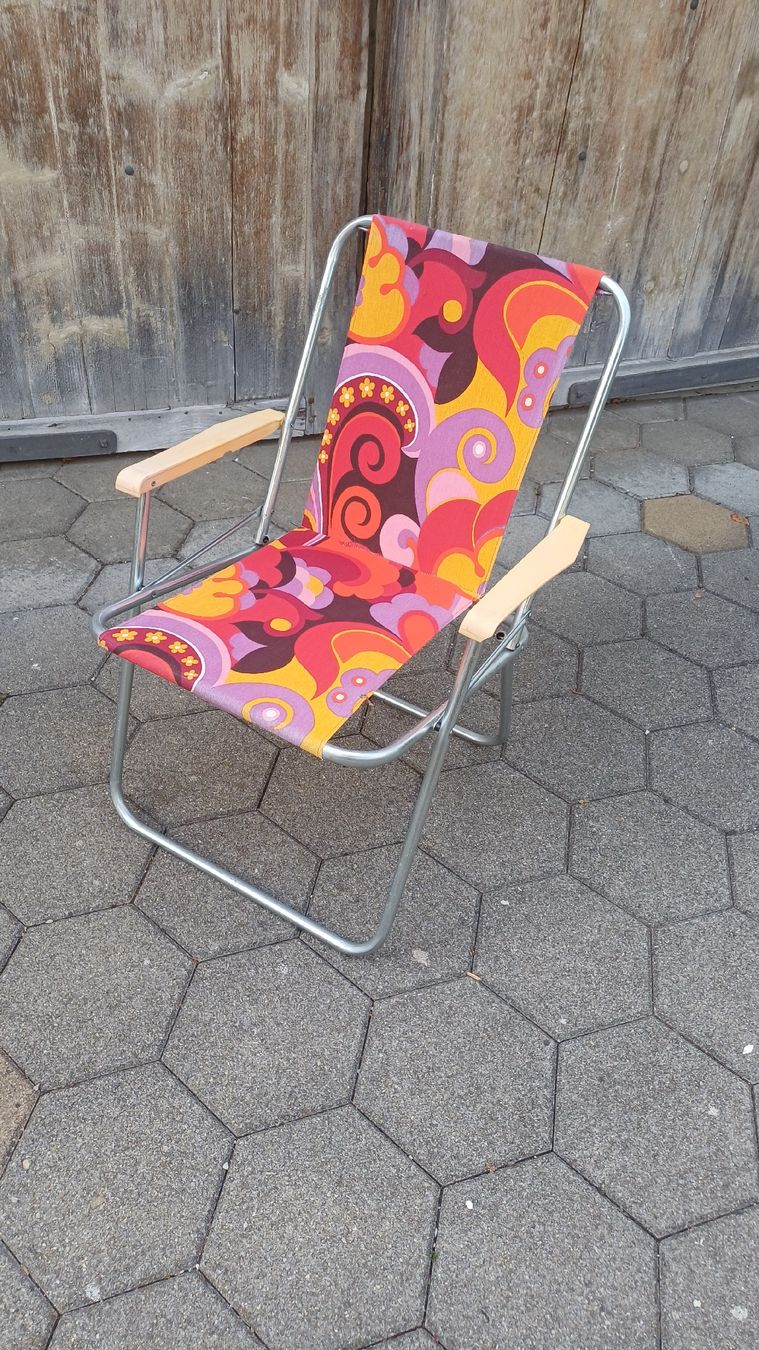 Chaises: Camping Stuhl 70er Jahre  – D'occasion à Flawil par Naphtali 2