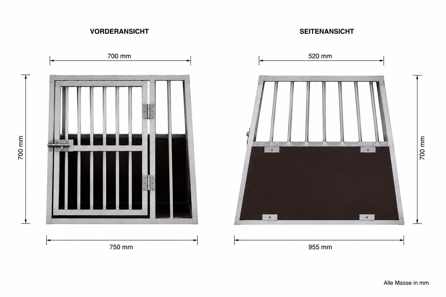 Käfige, Transport & Sicherheit: Robuste Hundebox – Gebraucht aus Altendorf von ave_pkb6 4