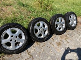 4 jantes alus Peugeot 185/65R15