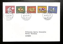 1958 FDC Pro Patria Ersttagsbrief - LUZERN