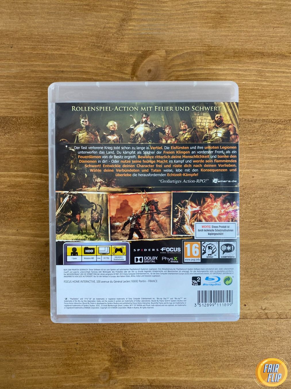 Spiele: PS3 Bound by Flame – Gebraucht aus Luzern von fairflip 2