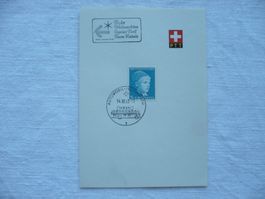 14.12.1963 Faltblatt Frohe Weihnachten