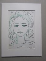 LAURA PADOA 1907-1972 ORIGINAL SKIZZE SIGNIERT